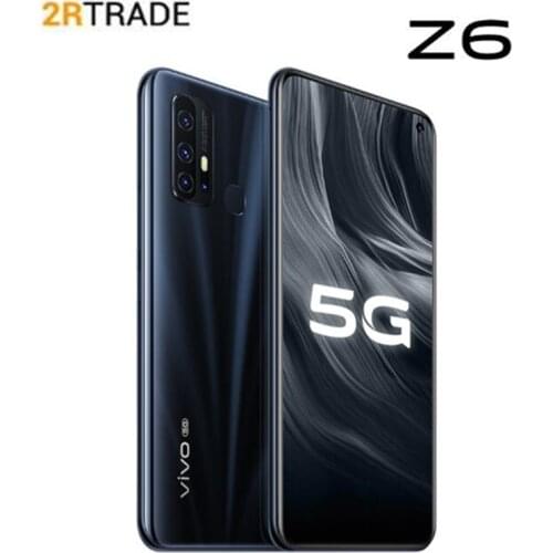 5G Smartphone vivo Z6 Snapdragon 765G 6GB 128GB 5000mAh Battery 44W Dash Charging 48.0MP 4 Rear Cameras Telephone