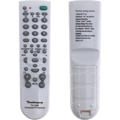 KELENG Universal Wireless TV Remote Control 433mhz Super Version With 10 M Long Transmission Distance For TV-139F TV Smart LCD