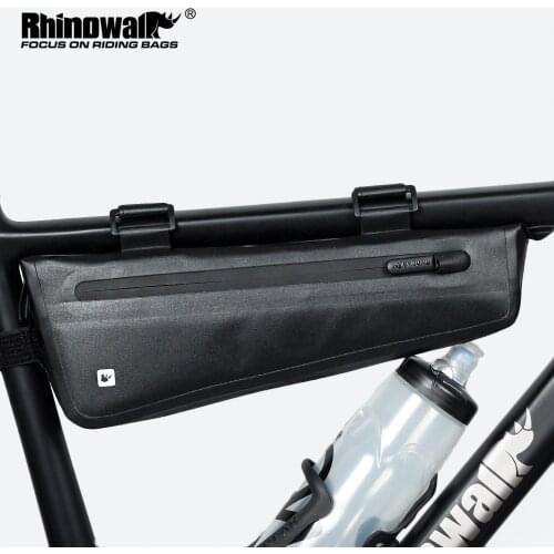 Rhinowalk Bicycle Bag Top Tube Front Triangle Frame Packages Waterproof MTB Road Pannier Riding Pack Bike Accessories Bags