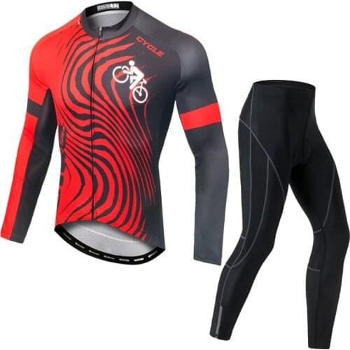 YOCENE Mens 2020 Long Sleeve Breathable Pro-Team Bicycle Shirt Downhill MTB Road Bike Jersey Cycling Wear