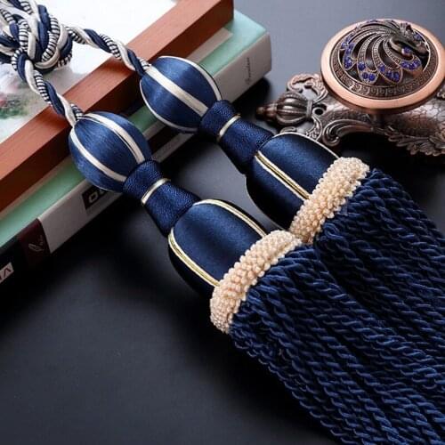 Orchid Ball Curtain Bandage Hanging Ball Tassel Hanging Ball Accessories Wholesale Accessories Curtain Decoration Double Ball