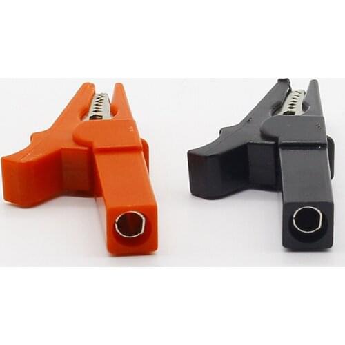 Pure copper with insulation test closed clip Alligator clip can be inserted 4MM banana plug power clip