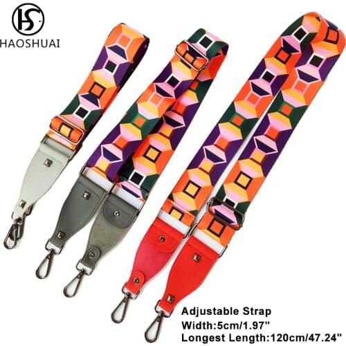 Women Nylon Adjustable Replacement Lady Crossbody Shoulder Handbag Bag Strap Fashion Bag Straps for Handbag