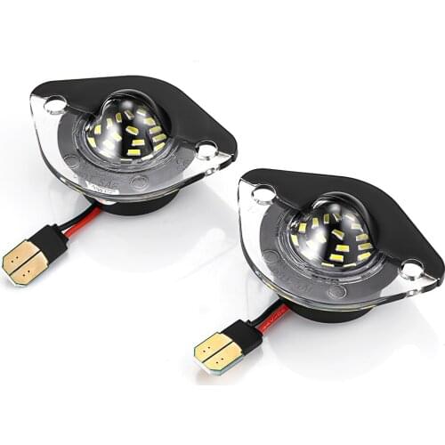 2pcs/pair LED License Plate Light Lamp For 1994-2004 Ford Mustang White SMD Car Number License Plate Light