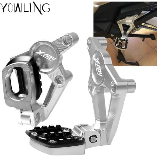 2018 X-ADV 750 Motorcycle accessories For HONDA XADV 750 X ADV 750 2017 Folding Rear Foot Pegs Footrest Passenger