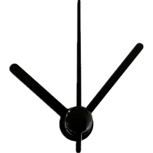 Wholesale 50Sets Short Metal Black Clock Movement Hands for DIY Desk Clock
