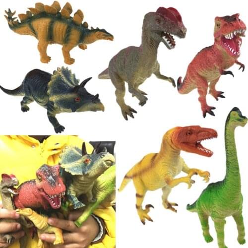 6 Styles Big Size Dinosaur Toys Model Kid Chirstmas gift Action Figure Model Dinosaur Toy Can make a sound Figure Model Toy