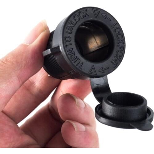 Car Splitter Cigarette Lighter Socket 12v 24v Charger Adapter Port Motorcycle Waterproof Kit Plug Cable