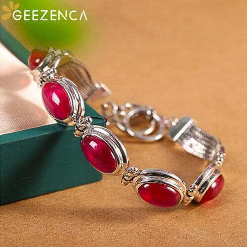 GEEZENCA Red Bracelets