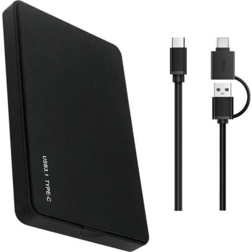 Hard Disk Box External HDD Case 4TB Portable USB3.1/3.0 Type C 2.5-inch Mobile HDD Enclosure SSD Case for Computer