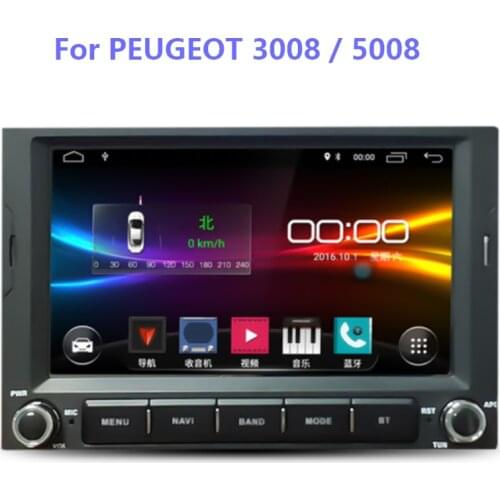 2din Multimedia forPEUGEOT 3008 / 5008 socio CIT ROEN Berlingo RDS wifi bluetooth AM FM support DAB