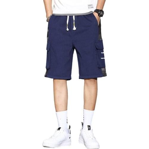 Men Shorts Camouflage Letter Casual Mens Cargo Shorts 2021