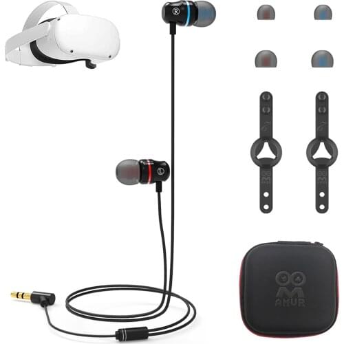 Noise Reduction VR Quest 2 Game In-ear Earbuds Wired Earphones Headset In Ear Headphones For Oculus Quest 2 Headset Accessories
