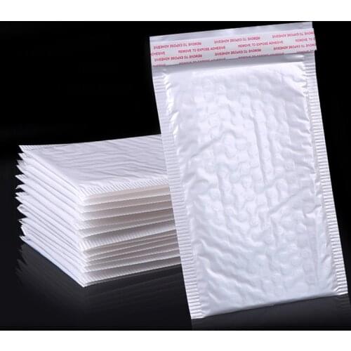 Office Stationery Paper (18 * 23cm + 3.5cm) 10 Pieces / White Envelope Paper Bubble Bag Foam Collision Postage Delivery Bag