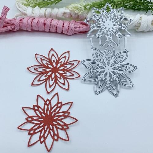 Flower Cutting Dies DIY Embossing Dies Cutter Craft Paper Card Scrapbooking Making Cut Die Mold