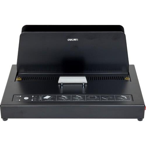 Deli 14671 A4 Thermal binding machine Hot melt binding machine 300mm width 40mm 380sheets thickness 220V 50HZ