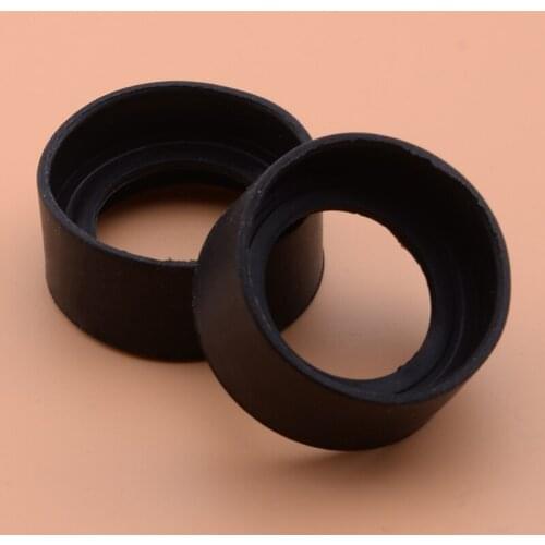 1 Pair Rubber Eyepiece Eye Covers Cups Guards Shield For Binocular Microscope