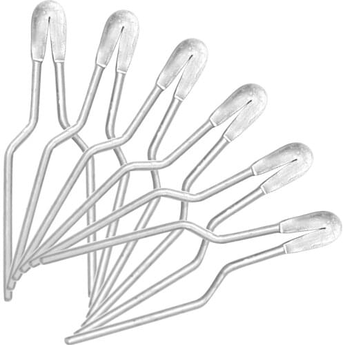 6Pcs Soldering Tip High Impedance Metal Alloy Wood Burning Accessories Replacement Mini Carved Heating Wire Pyrography Wrie Tip