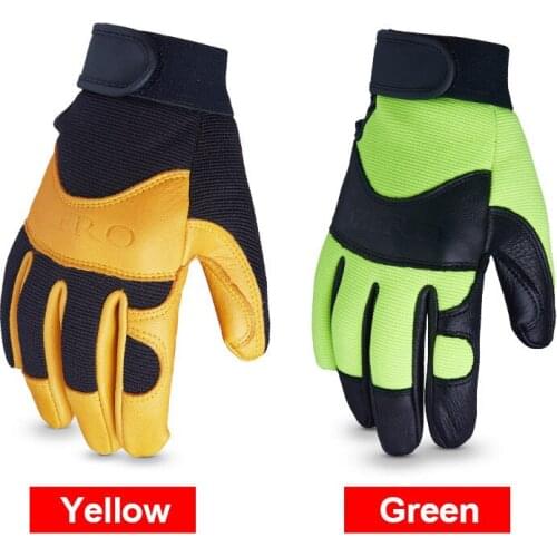 Motorbike Biker Racing Car Riding Moto Gloves Men Women Motorcycle Gloves Leather Genuine Deerskin Motocross