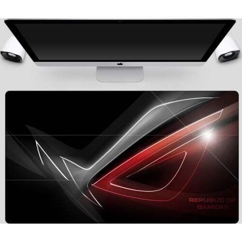 Large Cool 70x40cm ASUS Gaming Mousepad Republic Of Gamers Mouse pad Gamer Locking Edge XXL RubberDurable Laptop Desk Mat