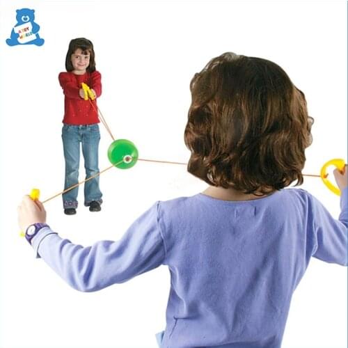 Childrens toys jumbo speed balls through pulling the ball Indoor and Outdoor Games Bouncing Juggling Ball Sport Game For Kids