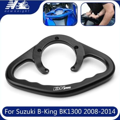 For Suzuki B-King BK1300 2008-2014 Motorcycle Aluminum Passenger Handgrips Hand Grip Tank Grab Bar Handles Armrest Accessories