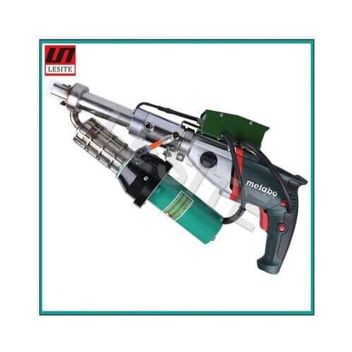 Extruding gun for soldering geomembrane PP PE water tank