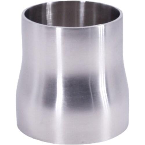 22-85mm Turn 16-70mm OD Butt Weld Reducer SUS 304 Stainless Steel Sanitary Welding Pipe Fitting Homebrew Beer Exhaust