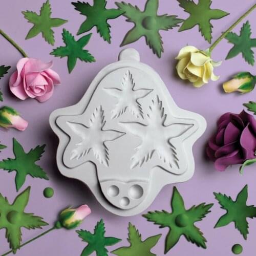 Flower Pro Calyx Trio Mould Silicone Mold Fondant Cake Decorating Tool Gumpaste Sugarcraft Chocolate Forms Bakeware Tools
