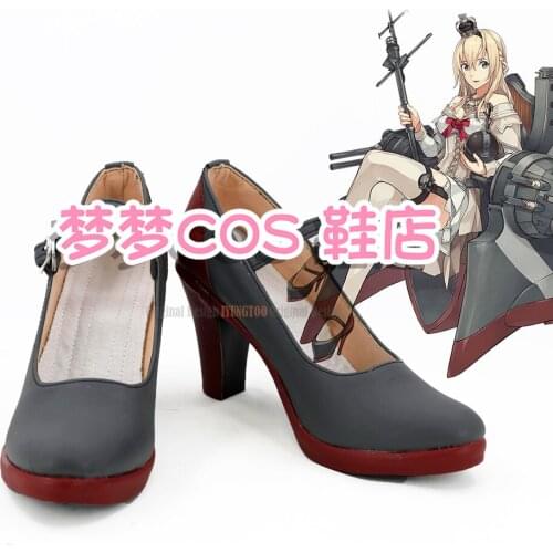 Collection Warspite Anime Characters Shoe Cosplay Shoes Boots Party Costume Prop