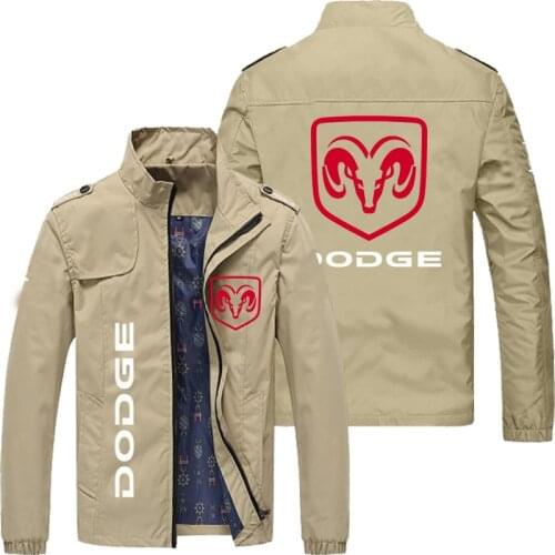 New print Mens jackets Car brand LOGO Spring and autumn zipper cardigan Slim-fit jacket Mens biker jacket Fashion casual