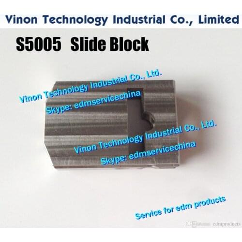 L=43mm S5005 edm Slide Block 90-1 type 3082521, Holder for power feed contact for Sodic AQ325L,AQ535L,AQ360 3087882 wire cut