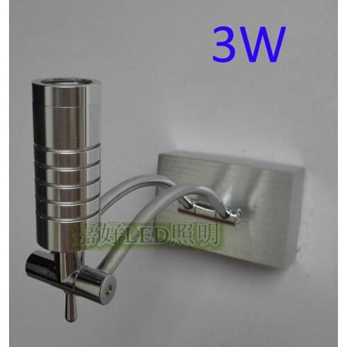 3W AC85-265V Wall Lamp Led Decoration Wall Mounted For Painting Exhibition