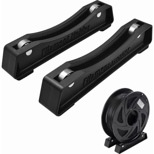 Tabletop Filament Spool Holder Material Shelves Supplies Fixed Seat For ABS TPU Silk PLA 3D Printing Material Rack Tray Black