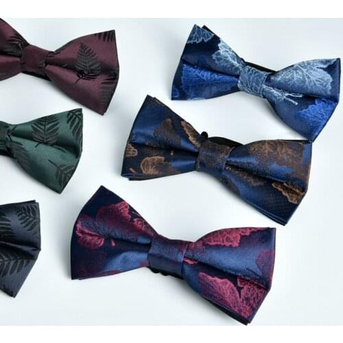 2021 New Fashion mens Bow Tie Wedding Accessories Thanking gifts Purple Navy Blue Bowtie Gift for Boyfriend Men