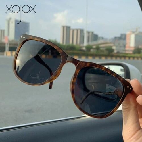 XojoX Foldable Womens Sunglasses Men Brand Design Outdoor Goggles Vintage Square Female Eyewear Fashion Portable Sun Glasses