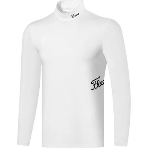 Golf Clothing Mens Golf Shirt Spring Autumn Sport Long Sleeve Shirt Dry Fit Breathable Polo Shirt for Men Golf Wear