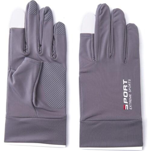 RIVERSIDE Fishing Catching Gloves Thin Ice Silk Sunscreen Fish Gloves Protect Hand Professional Release Anti-slip Sun Hat