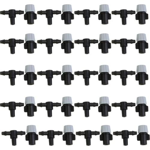 Plasic Sprinkler Heads Nozzle Tee Joints for Watering Vegetables 7.5-8.6 L/H