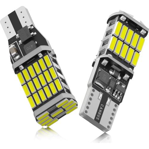 2X Canbus T10 W5W LED Bulbs 4014 26SMD No error T15 W16W 45SMD Car Backup Reverse Lights Trun Signal Lamp For Hyundai White Red