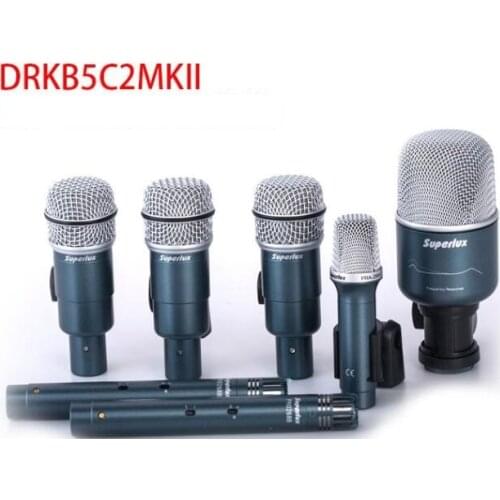 Superlux DRKB5C2 MKII recording level drum set Drum Microphone Kit 7 sets