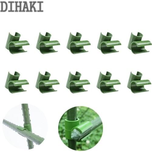 10pcs Plant Support Connectors Awning Pillar Accessories 8/11/16/20mm Pipe Bracket Connector Plant Rods Tube Cross Buckle