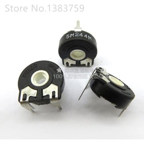 2pcs Adjustable PT15NV15-505A PT15 5M horizontal adjustable potentiometer