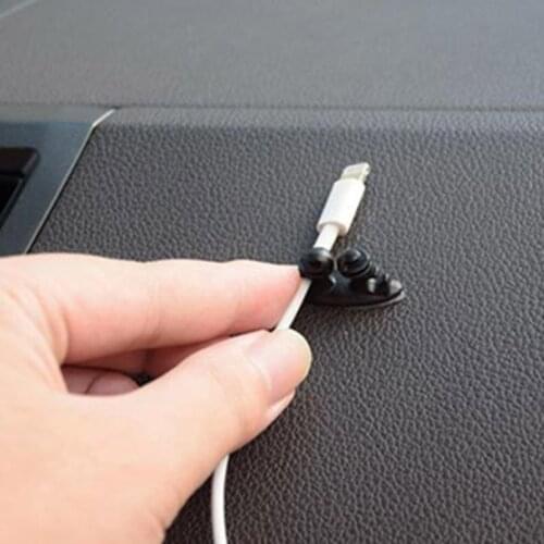 8pcs Car Wire USB Cable Fixer Organize Clamp Headphone Cable Data Cord for Toyota Camry Corolla RAV4 Yaris Highlander/Land Cruis