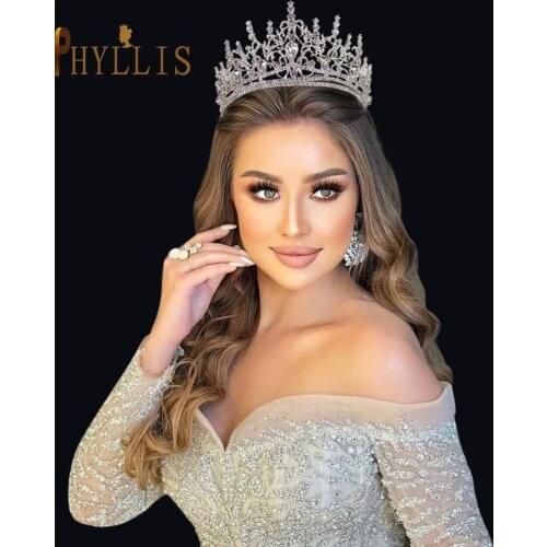 A101 Silver Bridal Crowns Royal Zirconia Bridal Crown Premium Tiara of the Bride Custom Luxury Zirconia Bridal Headpiece