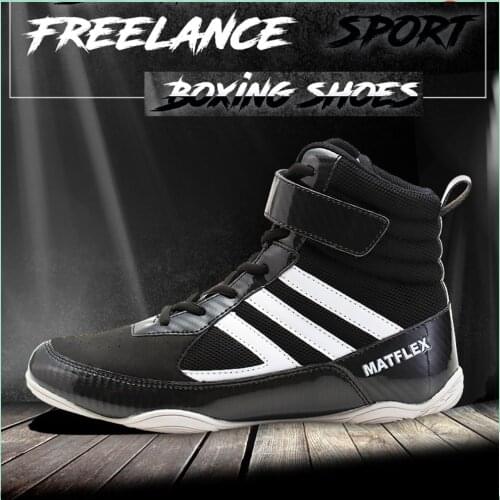 Boxing Shoes Men Professional Wrestling Fighting Weightlifting Shoes Male Comfortable Support Training Squat Shoes Women Child