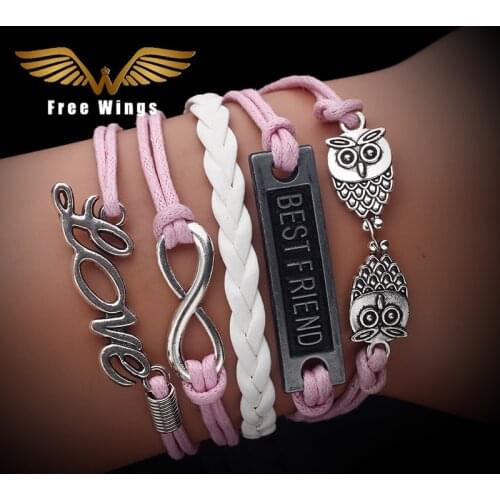 Bracelet men jewelry Infinity Bracelets 2018 Bracelet Leather Bracelet Bangles For Women Vintage pulseras hombre