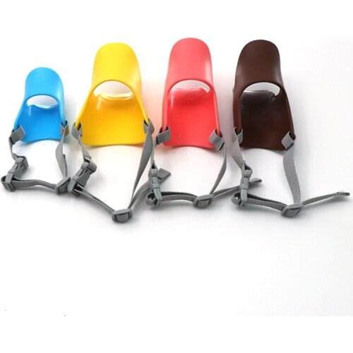 Canack Animal Veterinary Pet Anti-Bite Cute Puppy Dog Soft Silicone muzzles S M L