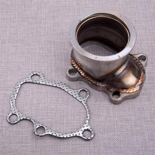 CITALL Turbo Downpipe 5 Bolt To 2.5'' V Band Flange Adapter Gasket Fit For GT25 GT28 T25 T28 Car Accessories