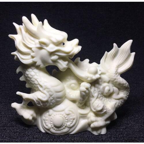 Long Xizhu mascot Lucky statue Chinese ornaments Modern art sculpture Home living room room decoration statue